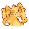 🤔 Эмодзи «Ginger Cat» для Telegram
