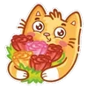 🌷 Эмодзи «Ginger Cat» для Telegram