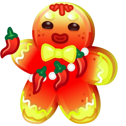 🔥 Эмодзи «Ginger Cookie Купить» для Telegram