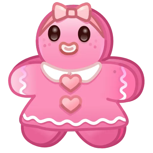 👗 Эмодзи «Ginger Cookie Купить» для Telegram