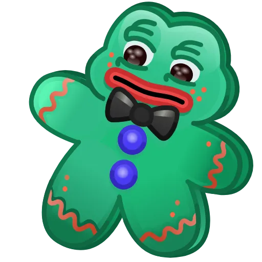🐸 Эмодзи «Ginger Cookie Купить» для Telegram