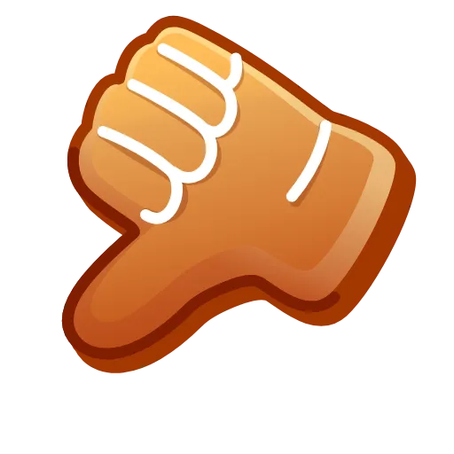 👎 Эмодзи «Gingerbread Emoji» для Telegram