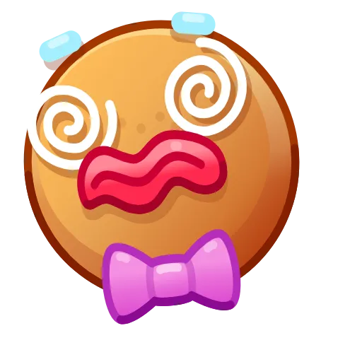 😵‍💫 Эмодзи «Gingerbread Emoji» для Telegram