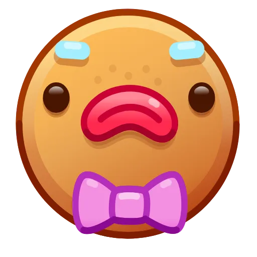 ⛔️ Эмодзи «Gingerbread Emoji» для Telegram