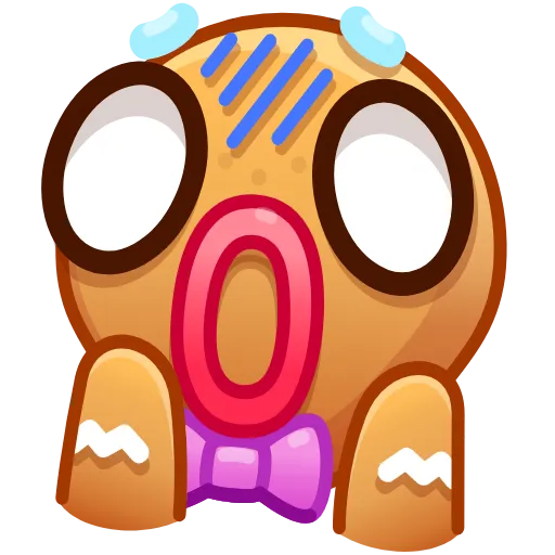 😱 Эмодзи «Gingerbread Emoji» для Telegram