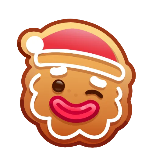 🎅 Эмодзи «Gingerbread Emoji» для Telegram