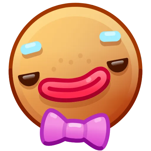 😏 Эмодзи «Gingerbread Emoji» для Telegram