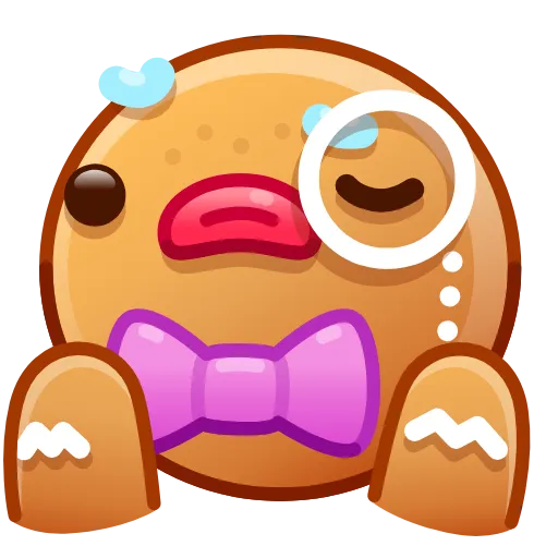 🧐 Эмодзи «Gingerbread Emoji» для Telegram