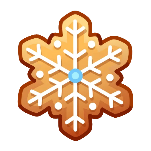 ❄️ Эмодзи «Gingerbread Emoji» для Telegram