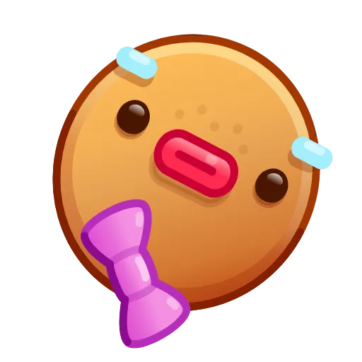 😐 Эмодзи «Gingerbread Emoji» для Telegram