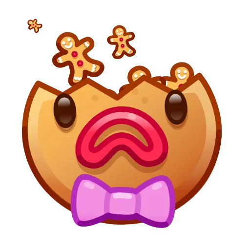🤯 Эмодзи «Gingerbread Emoji» для Telegram