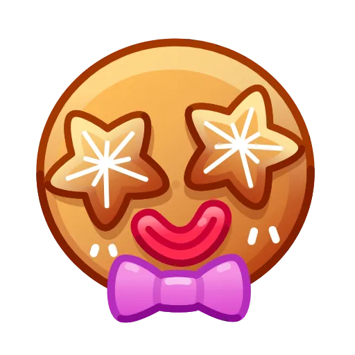 🤩 Эмодзи «Gingerbread Emoji» для Telegram
