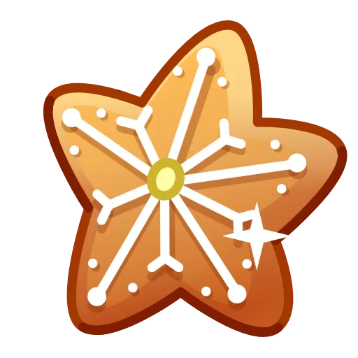 ⭐ Эмодзи «Gingerbread Emoji» для Telegram
