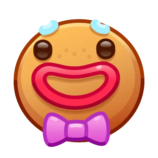Эмодзи Gingerbread Emoji для Telegram — скачать
