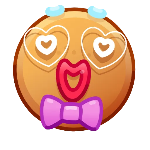 😍 Эмодзи «Gingerbread Emoji» для Telegram