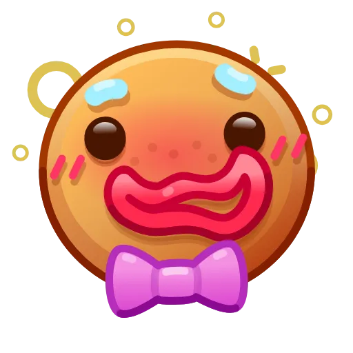 🥴 Эмодзи «Gingerbread Emoji» для Telegram