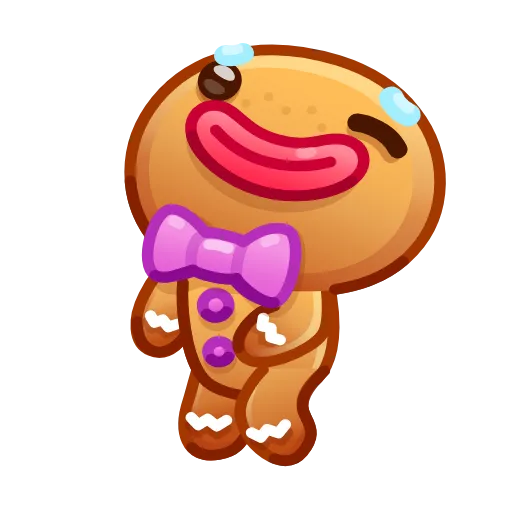 🚶 Эмодзи «Gingerbread Emoji» для Telegram