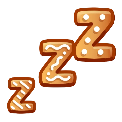 💤 Эмодзи «Gingerbread Emoji» для Telegram