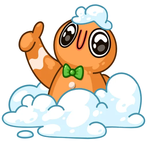 👍 Эмодзи «Gingerbread Man» для Telegram