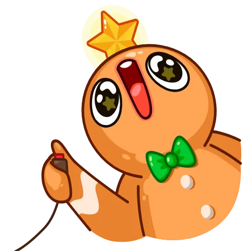 🌟 Эмодзи «Gingerbread Man» для Telegram