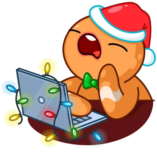 🥱 Эмодзи «Gingerbread Man» для Telegram
