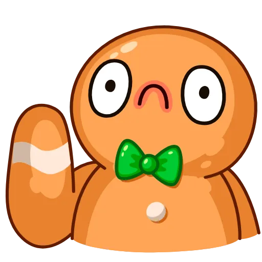 🤦‍♂ Эмодзи «Gingerbread Man» для Telegram