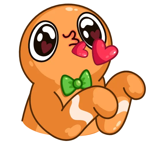 😘 Эмодзи «Gingerbread Man» для Telegram