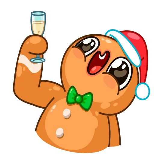 Эмодзи Gingerbread Man для Telegram — скачать