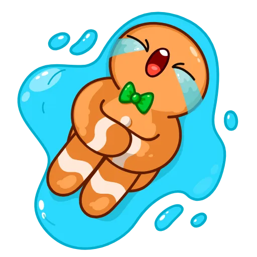 😭 Эмодзи «Gingerbread Man» для Telegram