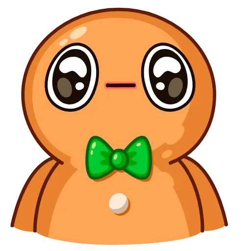 🖕 Эмодзи «Gingerbread Man» для Telegram