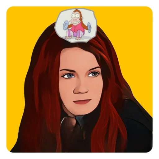 🥴 Стикер «Джинни» для Telegram