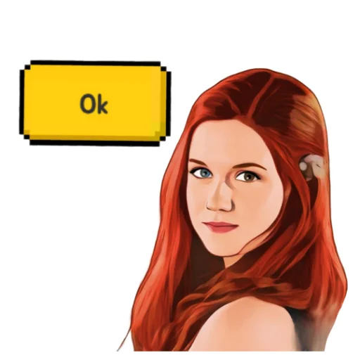 👌 Стикер «Джинни» для Telegram