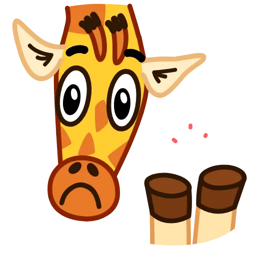 👏 Эмодзи «Giraffe Spotty» для Telegram