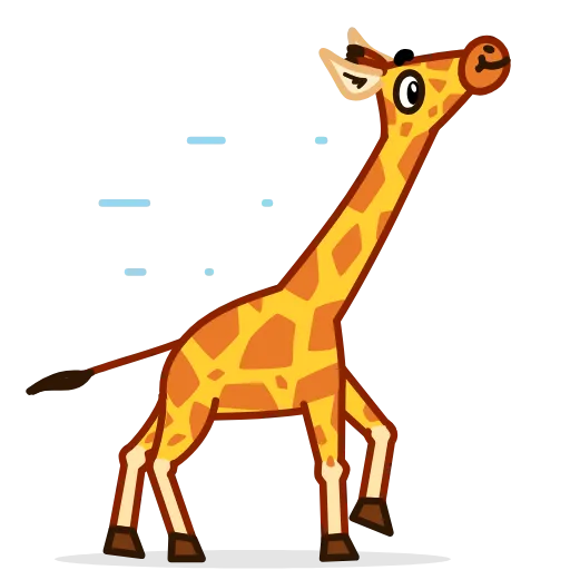 🏃‍♂️ Эмодзи «Giraffe Spotty» для Telegram