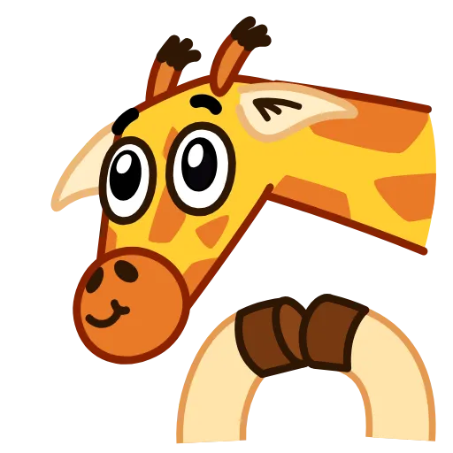 🤩 Эмодзи «Giraffe Spotty» для Telegram