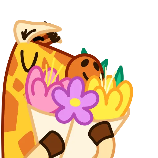 💐 Эмодзи «Giraffe Spotty» для Telegram