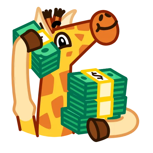 🤑 Эмодзи «Giraffe Spotty» для Telegram