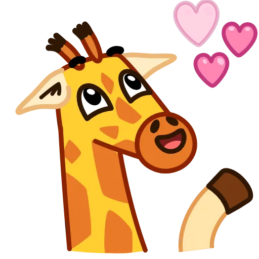 😘 Эмодзи «Giraffe Spotty» для Telegram