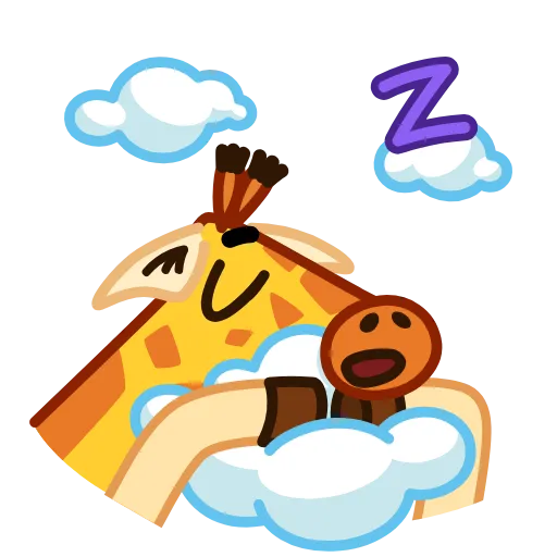 😴 Эмодзи «Giraffe Spotty» для Telegram