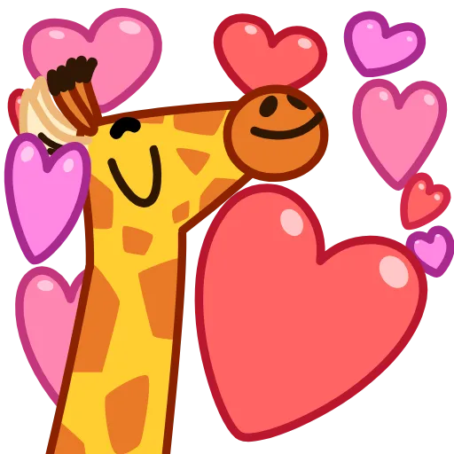 🥰 Эмодзи «Giraffe Spotty» для Telegram