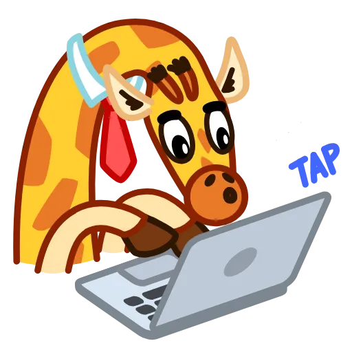 🧑‍💻 Эмодзи «Giraffe Spotty» для Telegram