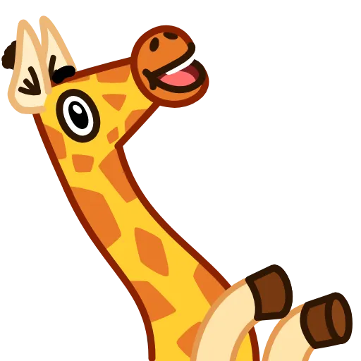🕺 Эмодзи «Giraffe Spotty» для Telegram