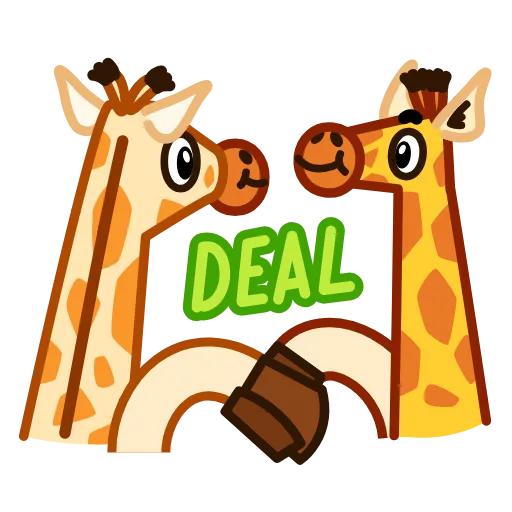 🤝 Эмодзи «Giraffe Spotty» для Telegram