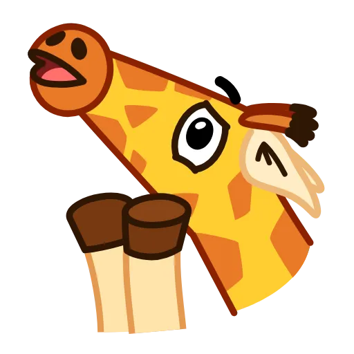 😢 Эмодзи «Giraffe Spotty» для Telegram