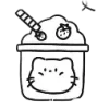 🖤 Эмодзи «🖤Girl and cats» для Telegram