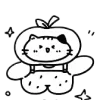 🖤 Эмодзи «🖤Girl and cats» для Telegram