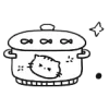 🖤 Эмодзи «🖤Girl and cats» для Telegram