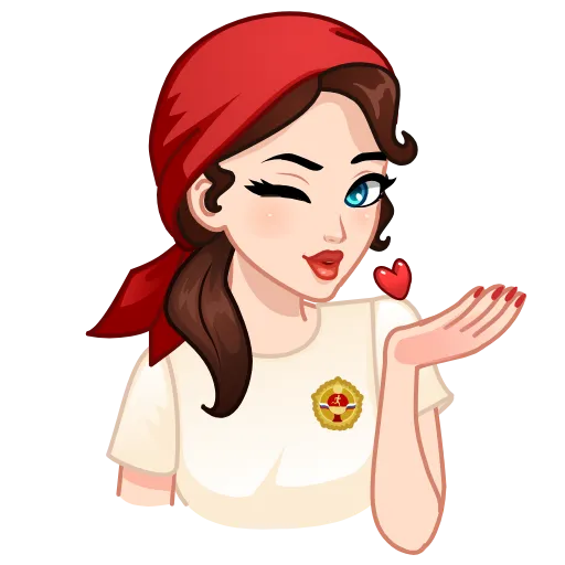 😘 Стикер «Я сама» для Telegram
