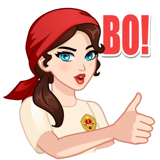 👍 Стикер «Я сама» для Telegram