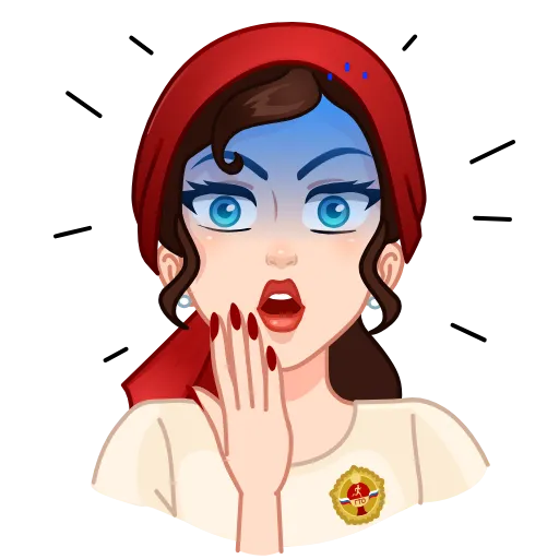 🤩 Стикер «Я сама&;» для Telegram